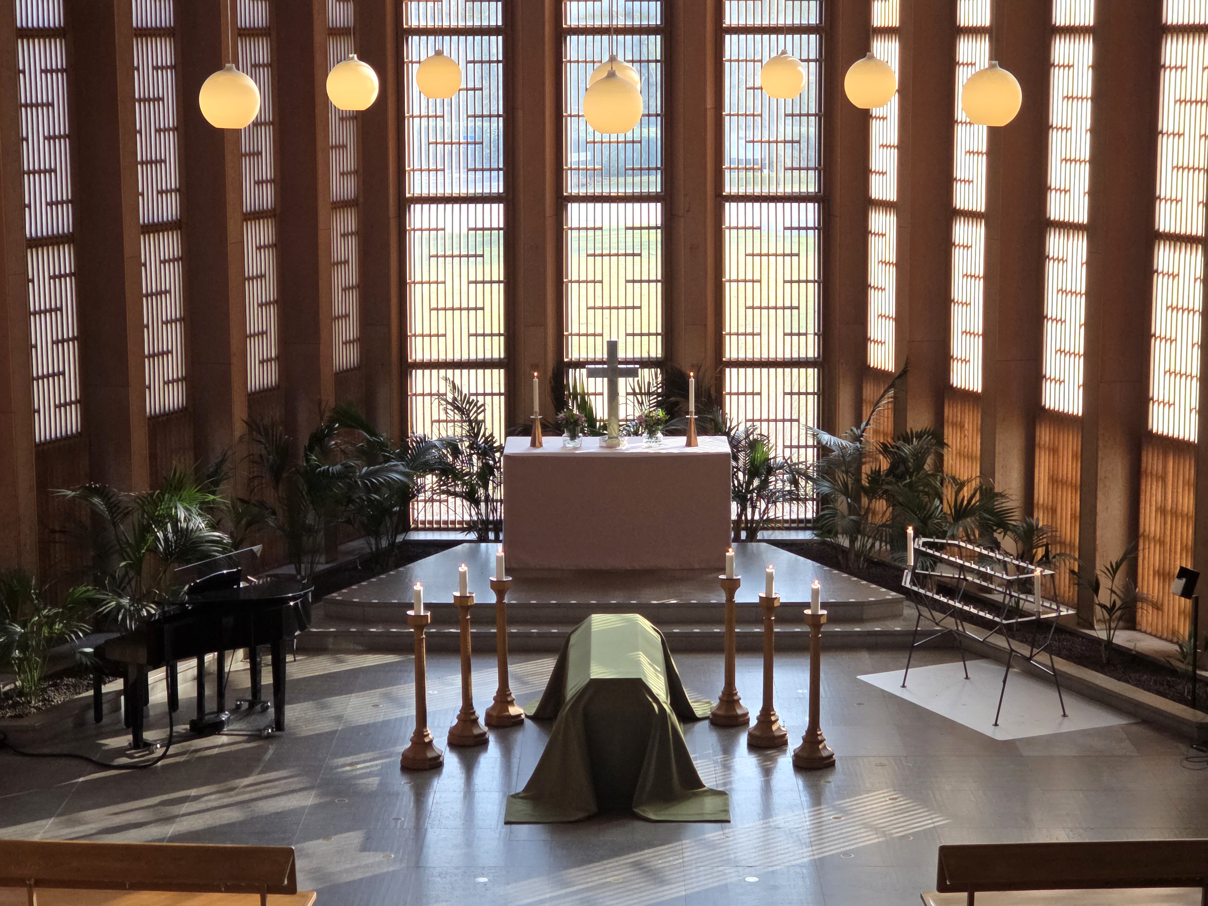Begravning i Sankt Olofs kapell