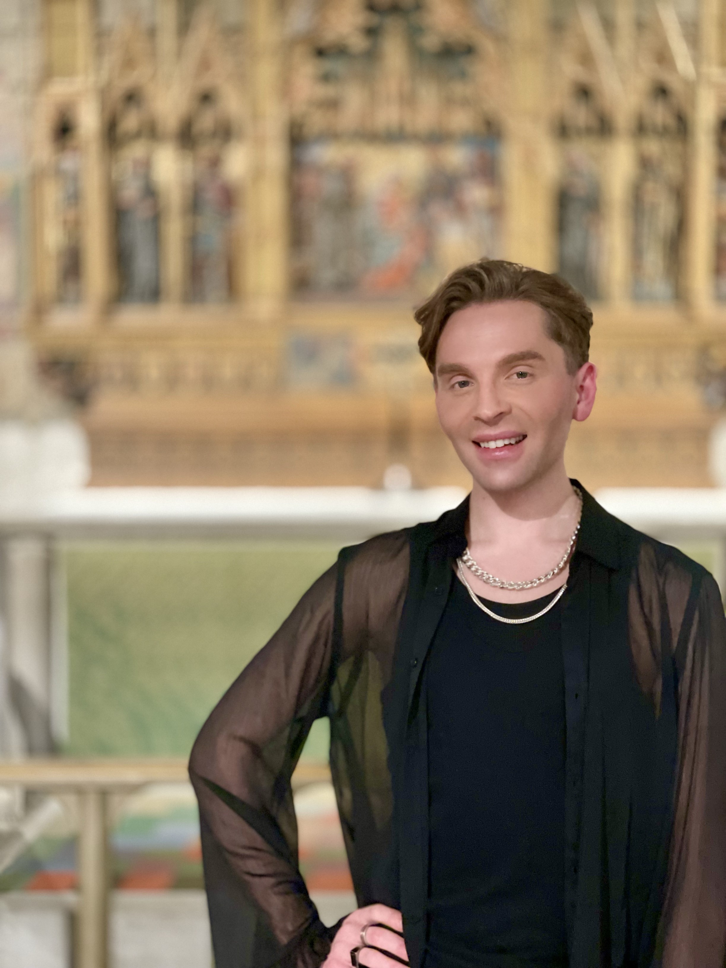 Adam Risberg i domkyrkan
