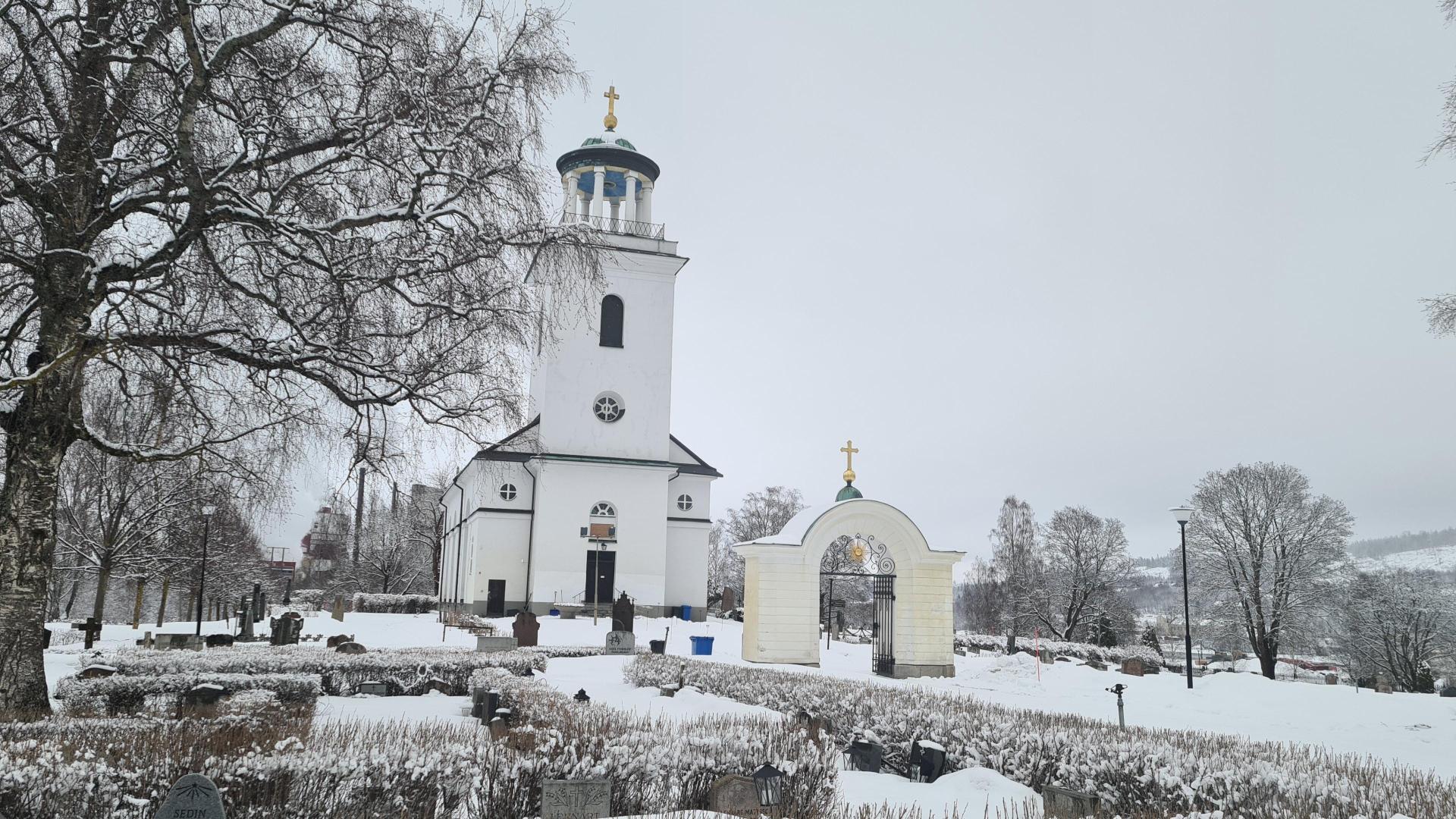 Timrå kyrka vinter