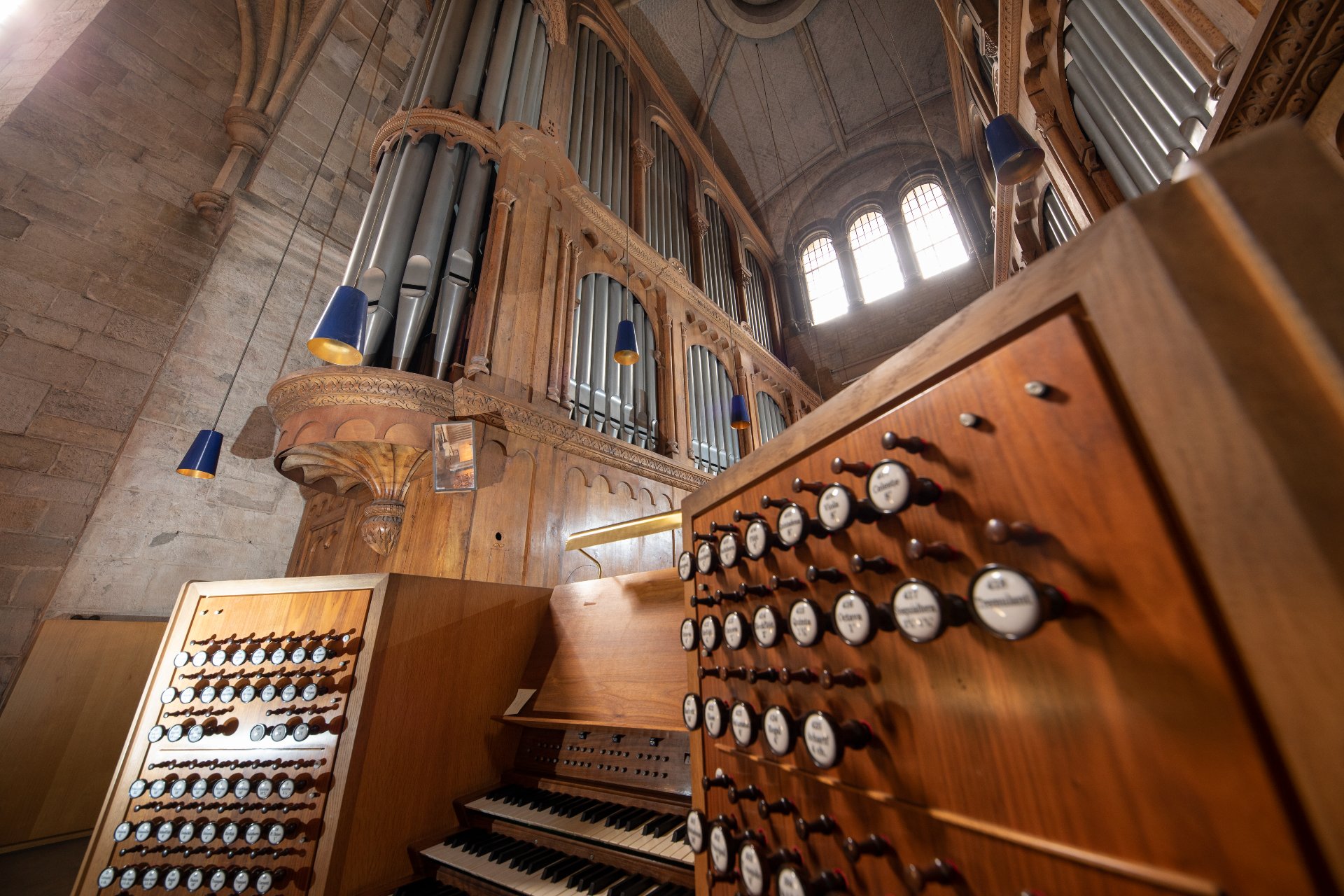 Domkyrkans stora orgel.