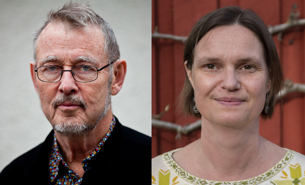 Porträttbild på Lars Ingelstam och Majken Jul Sørensen.