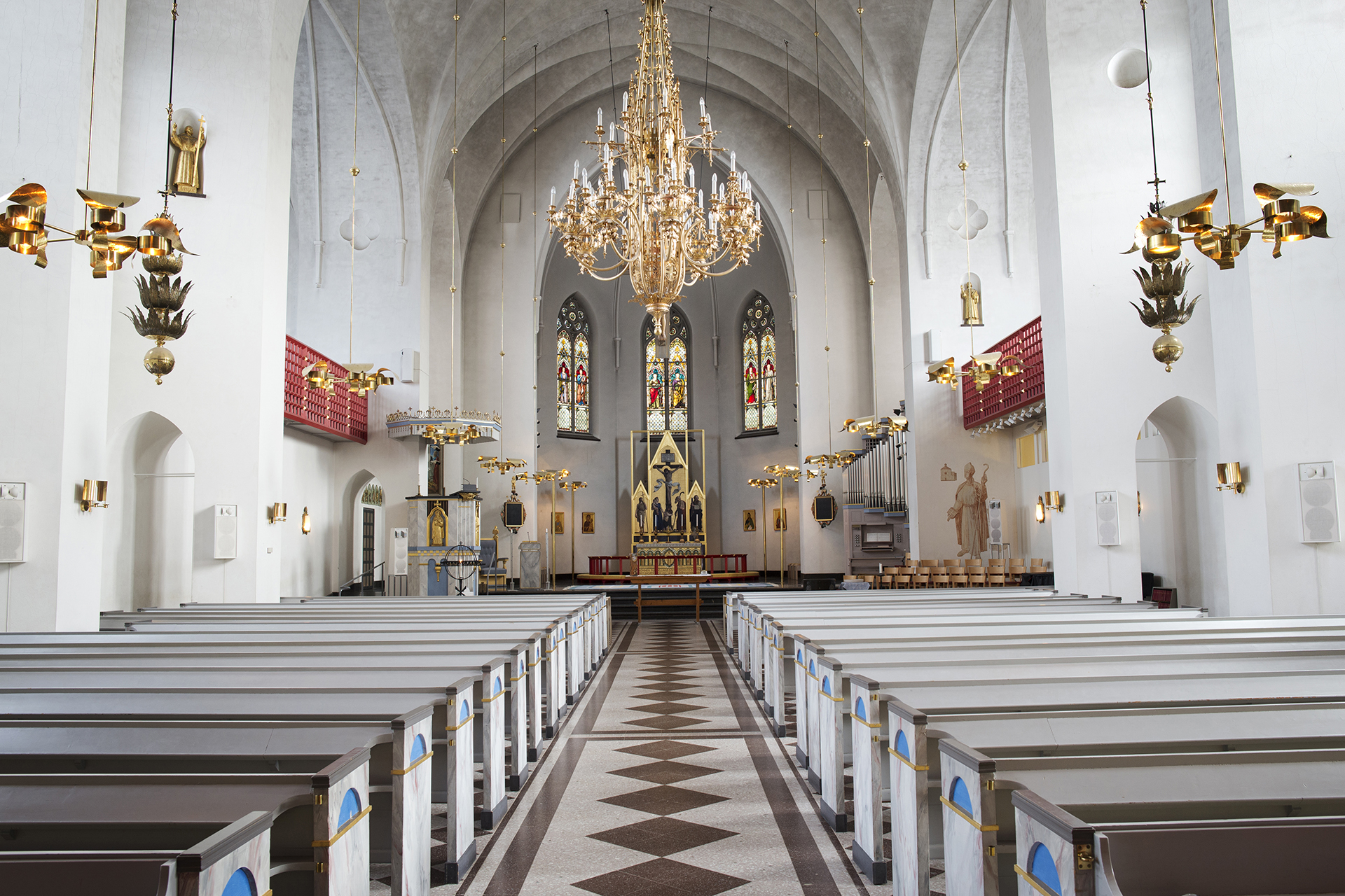 Luleå domkyrka interiör